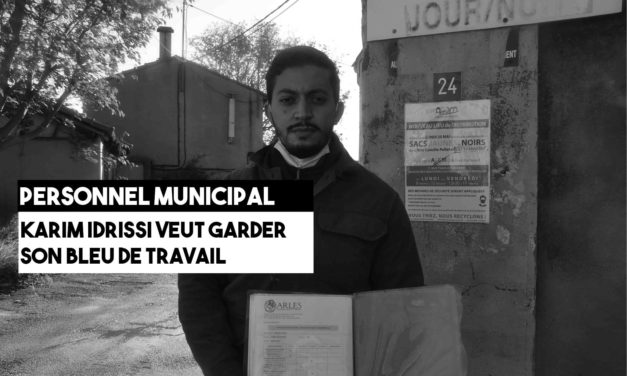 Karim Idrissi veut garder son bleu de travail à la mairie