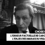 L’erreur de Carolis sur les grands enjeux des Marais du Vigueirat