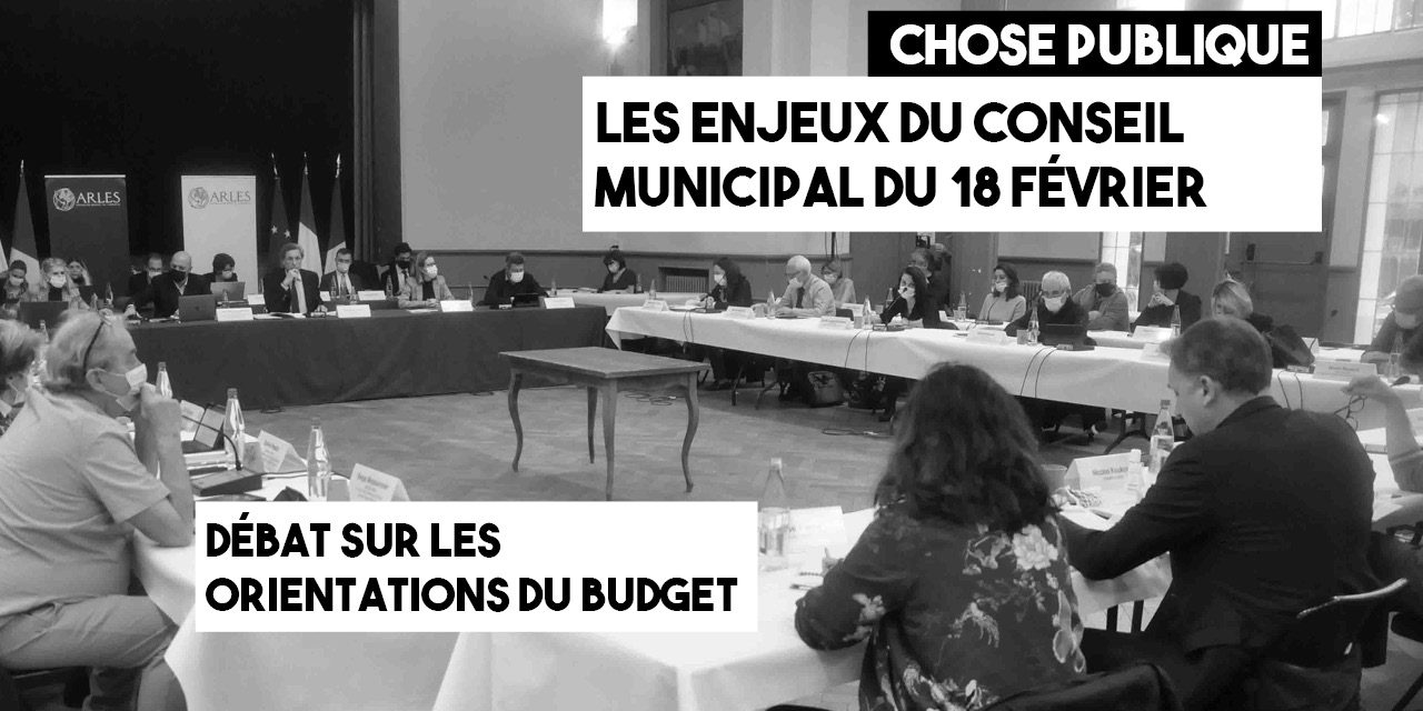 Notes pour le conseil municipal du 18 février 2021 : le nouveau budget