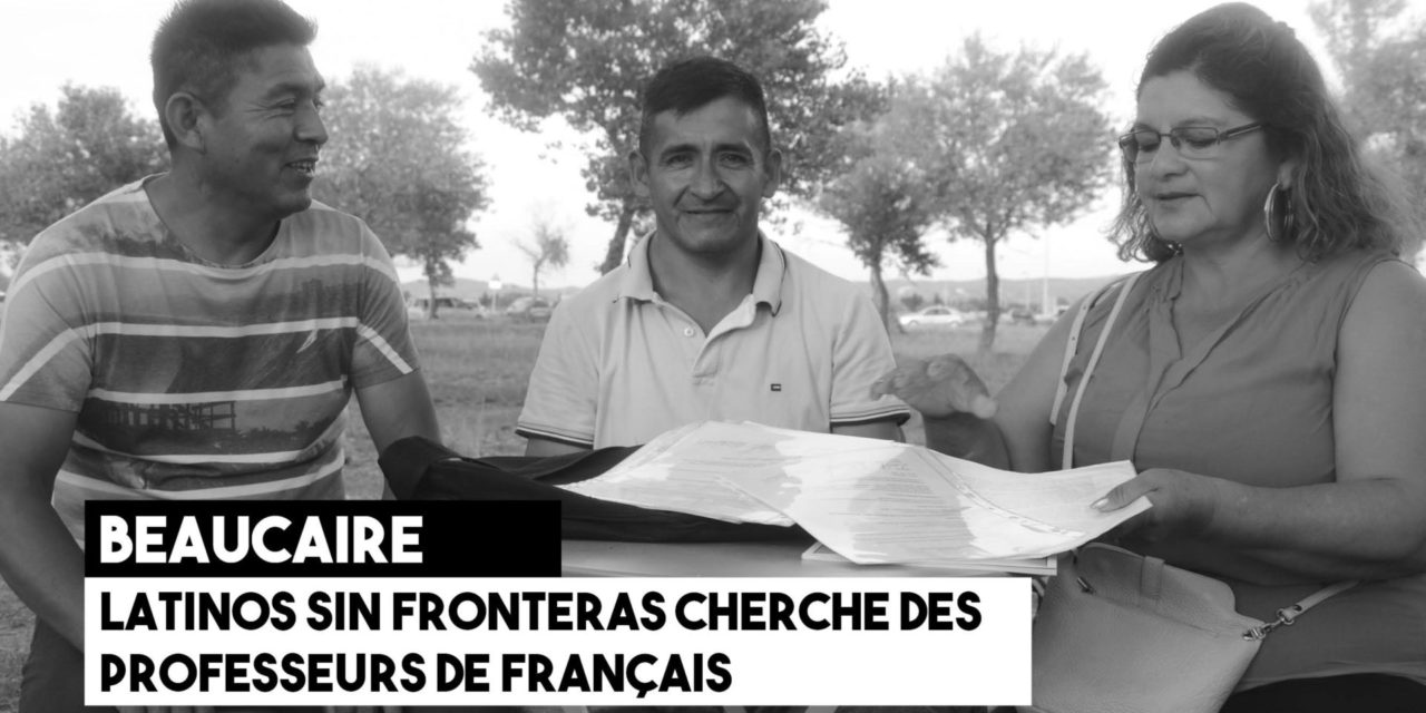 Beaucaire : l’association Latinos sin fronteras cherche des professeurs de français