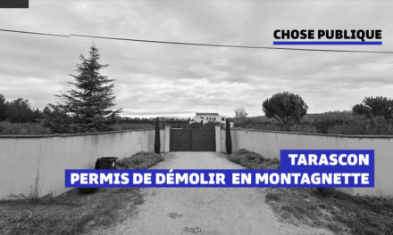 Tarascon : permis de démolir en Montagnette