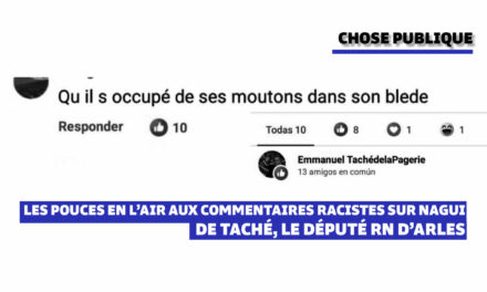 Emmanuel Taché met des pouces aux commentaires racistes sur Nagui