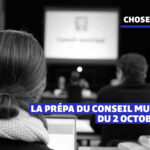 La prépa du conseil municipal du 2 octobre 2025